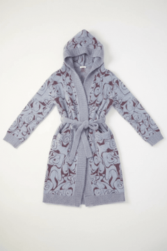 Shop Pixie and Peach Pixie & Peach Hope Jacquard Knitted Robe Bath Robe for women – premium loungewear and festival fashion at Spoiled Brat