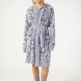 Shop Pixie and Peach Pixie & Peach Hope Jacquard Knitted Robe Bath Robe for women – premium loungewear and festival fashion at Spoiled Brat