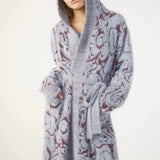 Shop Pixie and Peach Pixie & Peach Hope Jacquard Knitted Robe Bath Robe for women – premium loungewear and festival fashion at Spoiled Brat