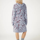 Shop Pixie and Peach Pixie & Peach Hope Jacquard Knitted Robe Bath Robe for women – premium loungewear and festival fashion at Spoiled Brat