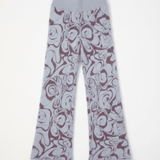 Shop Pixie and Peach Pixie & Peach Hope Jacquard Knitted Trouser Trousers for women – premium loungewear and festival fashion at Spoiled Brat