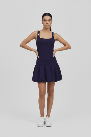Pixie & Peach Jean Buckle Dress - Spoiled Brat