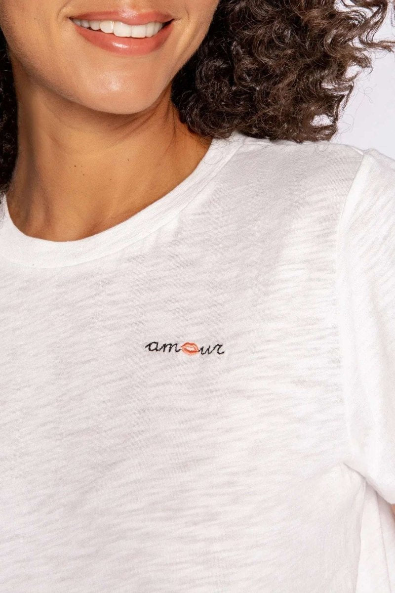 Shop PJ Salvage PJ Salvage Be Mine "Amour" T-Shirt T-Shirt for women – premium loungewear and festival fashion at Spoiled Brat