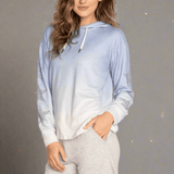 Shop PJ Salvage PJ Salvage Blue Ombre Goddess Star Hoodie Hoodie for women – premium loungewear and festival fashion at Spoiled Brat