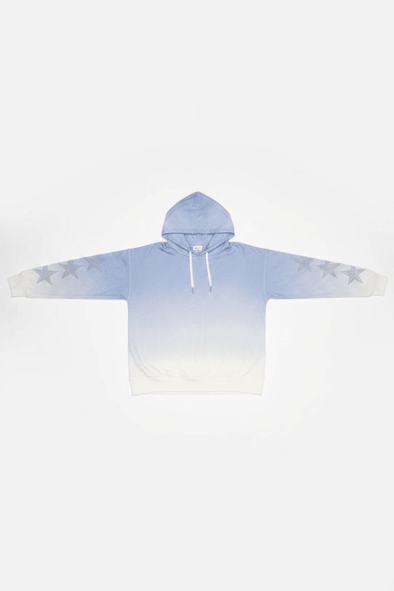 Shop PJ Salvage PJ Salvage Blue Ombre Goddess Star Hoodie Hoodie for women – premium loungewear and festival fashion at Spoiled Brat