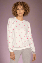 Shop PJ Salvage PJ Salvage Bright Stars & Brave Hearts PJ Top Sweater for women – premium loungewear and festival fashion at Spoiled Brat