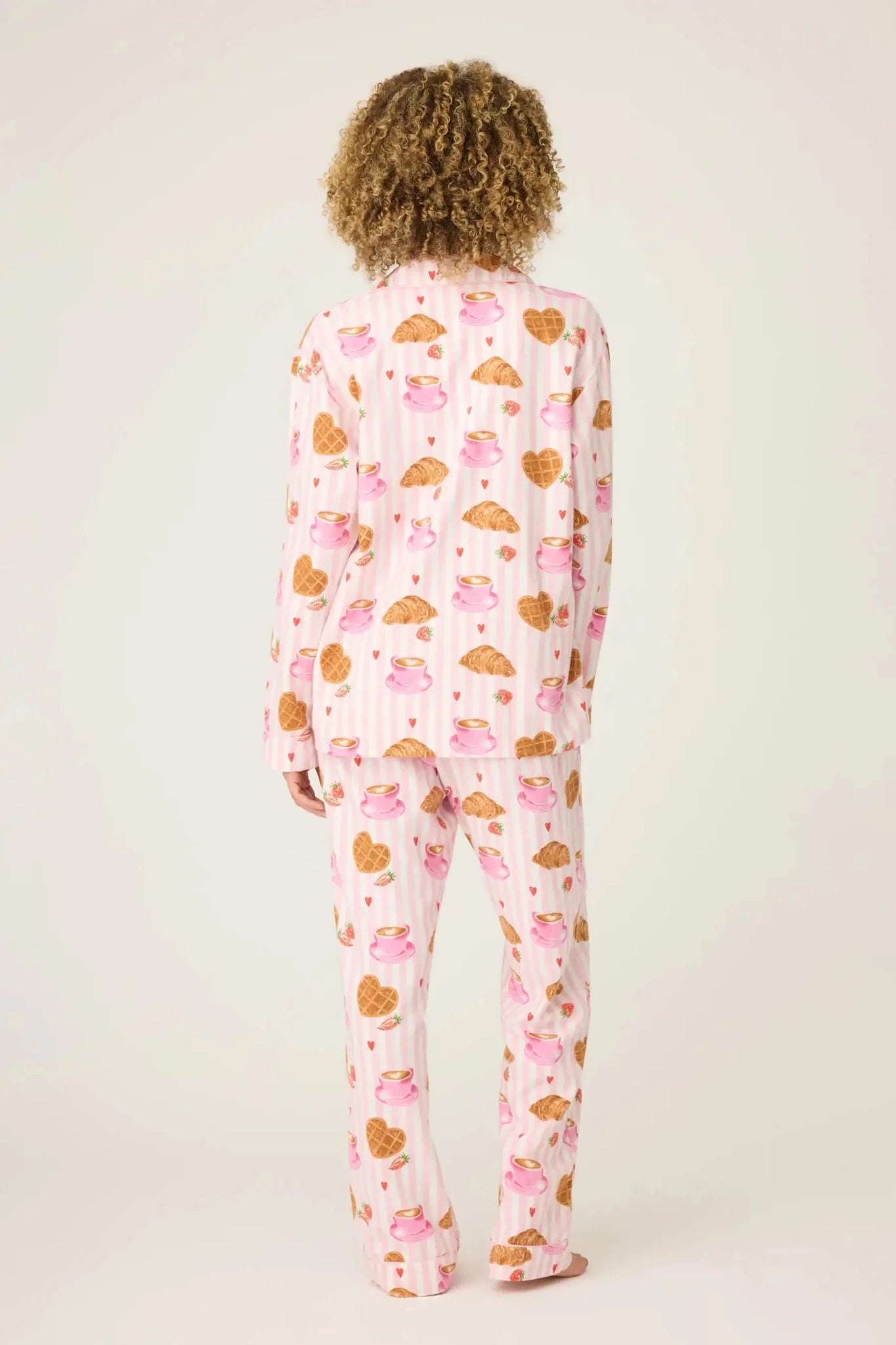 PJ Salvage Brunch Club Breakfast 3 - Piece Flannel PJ Set - Spoiled Brat