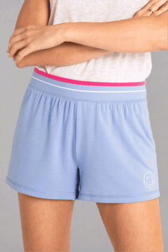 Shop PJ Salvage PJ Salvage Choose Happy Blue PJ Shorts Pyjamas for women – premium loungewear and festival fashion at Spoiled Brat