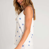 Shop PJ Salvage PJ Salvage Choose Happy Pyjama Cami Top Pyjamas for women – premium loungewear and festival fashion at Spoiled Brat