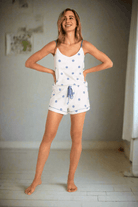 Shop PJ Salvage PJ Salvage Choose Happy Pyjama Shorts Pyjamas for women – premium loungewear and festival fashion at Spoiled Brat