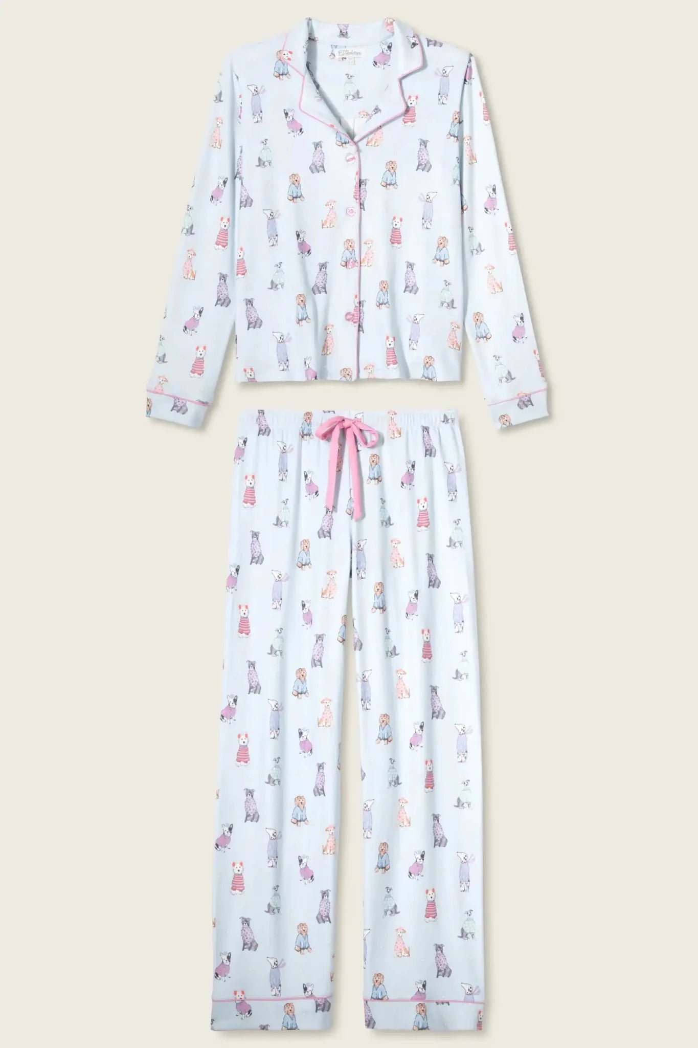 PJ Salvage Doggone Cold Dog Print Pointelle PJ Set - Spoiled Brat