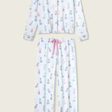 Shop PJ Salvage PJ Salvage Doggone Cold Dog Print Pointelle PJ Set Pyjamas for women – premium loungewear and festival fashion at Spoiled Brat