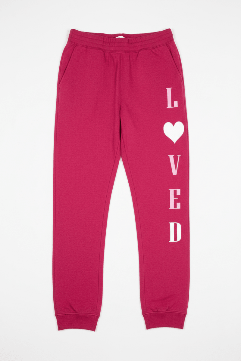 Shop PJ Salvage PJ Salvage Feeling Loved Sweatpants Jogger Bottoms for women – premium loungewear and festival fashion at Spoiled Brat