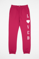 Shop PJ Salvage PJ Salvage Feeling Loved Sweatpants Jogger Bottoms for women – premium loungewear and festival fashion at Spoiled Brat