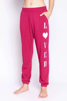 Shop PJ Salvage PJ Salvage Feeling Loved Sweatpants Jogger Bottoms for women – premium loungewear and festival fashion at Spoiled Brat