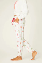 Shop PJ Salvage PJ Salvage Feline Festive Cat Print Banded PJ Pants as seen on Chloe Sims Pyjamas for women – premium loungewear and festival fashion at Spoiled Brat