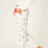 Shop PJ Salvage PJ Salvage Feline Festive Cat Print Banded PJ Pants as seen on Chloe Sims Pyjamas for women – premium loungewear and festival fashion at Spoiled Brat