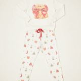 Shop PJ Salvage PJ Salvage Feline Festive Cat Print Sweater as seen on Chloe Sims Sweater for women – premium loungewear and festival fashion at Spoiled Brat