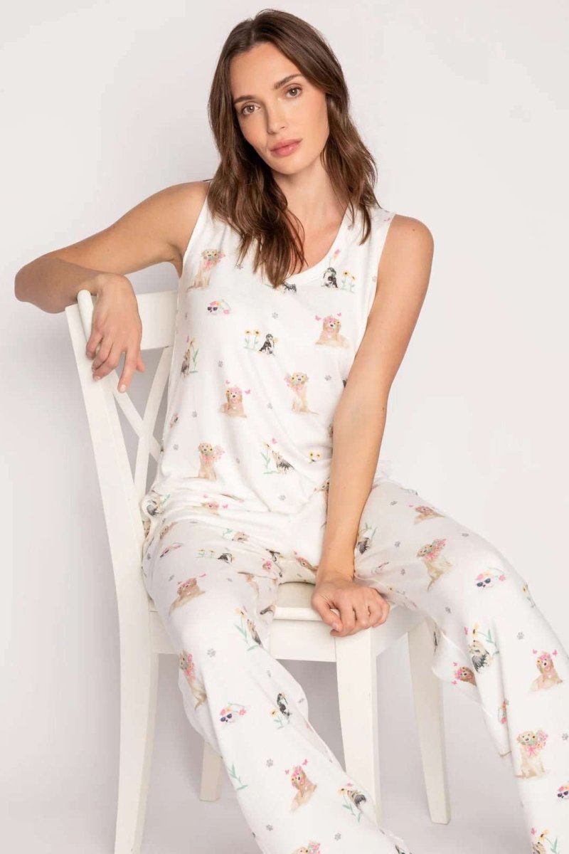 Shop PJ Salvage PJ Salvage Garden Party Lounge Pyjama Set Pyjamas for women – premium loungewear and festival fashion at Spoiled Brat