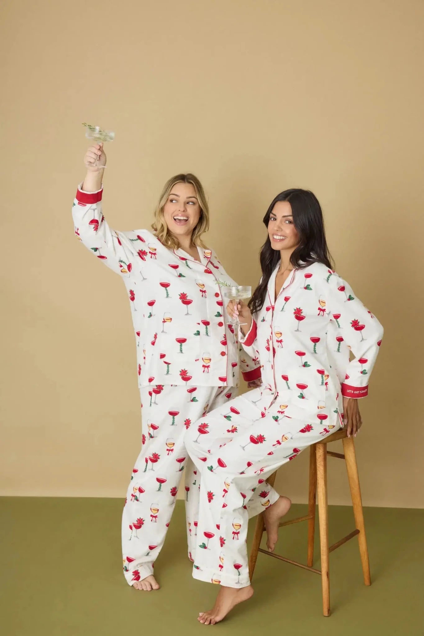 PJ Salvage Let's Get Toasty 3 - Piece Print Flannel PJ Set - Spoiled Brat
