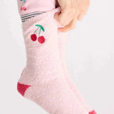 Shop PJ Salvage PJ Salvage Life is Sweet Cherry Fun Socks Socks for women – premium loungewear and festival fashion at Spoiled Brat