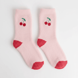 Shop PJ Salvage PJ Salvage Life is Sweet Cherry Fun Socks Socks for women – premium loungewear and festival fashion at Spoiled Brat