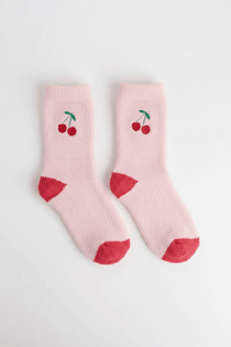 Shop PJ Salvage PJ Salvage Life is Sweet Cherry Fun Socks Socks for women – premium loungewear and festival fashion at Spoiled Brat
