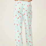 Shop PJ Salvage PJ Salvage Ma Cherie Cherry Print Flannel PJ Pants Pyjamas for women – premium loungewear and festival fashion at Spoiled Brat