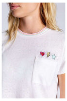 Shop PJ Salvage PJ Salvage One Love Embroidered T-Shirt T-Shirt for women – premium loungewear and festival fashion at Spoiled Brat