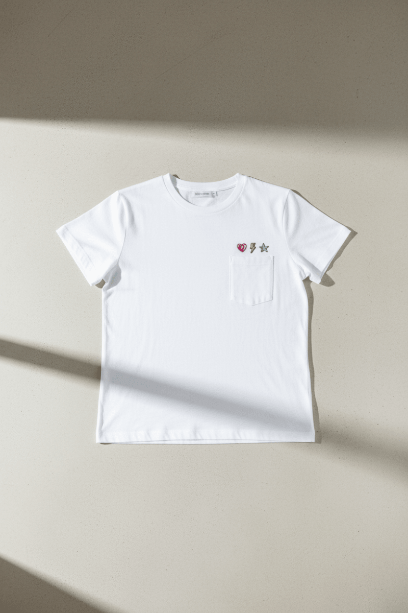 Shop PJ Salvage PJ Salvage One Love Embroidered T-Shirt T-Shirt for women – premium loungewear and festival fashion at Spoiled Brat