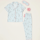 Shop PJ Salvage PJ Salvage Paws & Breathe Dog Print 3 - Piece PJ Set Pyjamas for women – premium loungewear and festival fashion at Spoiled Brat