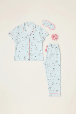 Shop PJ Salvage PJ Salvage Paws & Breathe Dog Print 3 - Piece PJ Set Pyjamas for women – premium loungewear and festival fashion at Spoiled Brat