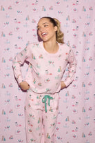 Shop PJ Salvage PJ Salvage Peace & Pawlidays Dog Print PJ Top Pyjamas for women – premium loungewear and festival fashion at Spoiled Brat