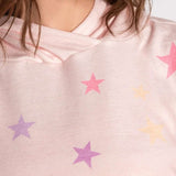 Shop PJ Salvage PJ Salvage Peach Party Star Hoodie Hoodie for women – premium loungewear and festival fashion at Spoiled Brat