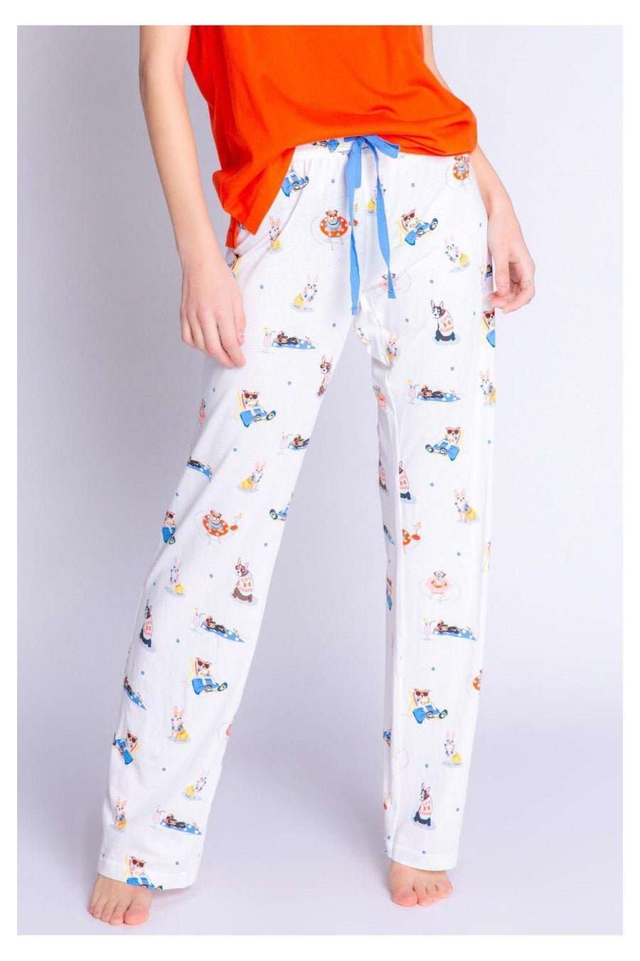 PJ Salvage Playful Prints Vacation Mode PJ Pants | Pyjamas by PJ Salvage | Shop Premium Boutique Fashion at Spoiled Brat | Trendy Y2K style. A Fashion Nerd, bubblechutea, Chloe Meadows | Image 5