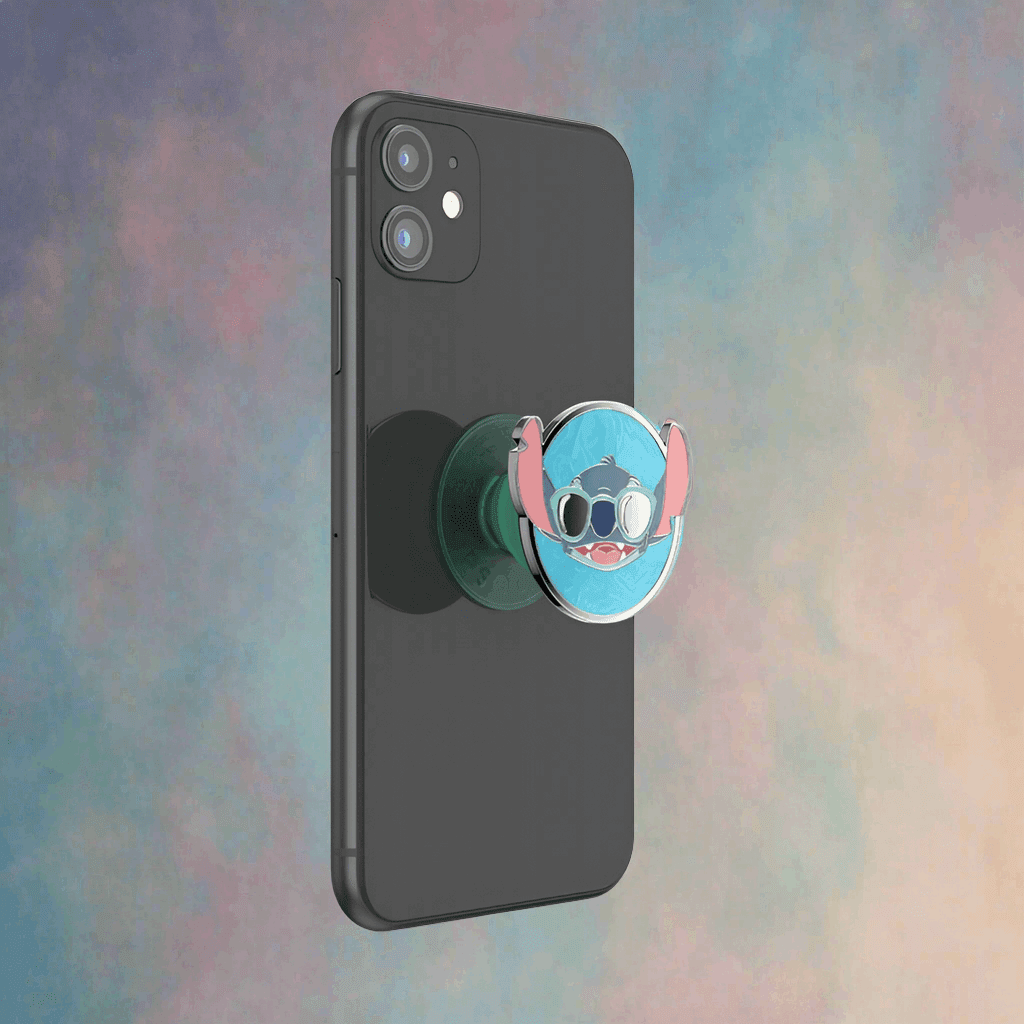 Shop Pop Sockets Pop Sockets Lilo & Stitch - Suns Out Stitch Enamel Pop Grip Tech Accessories for women – premium loungewear and festival fashion at Spoiled Brat