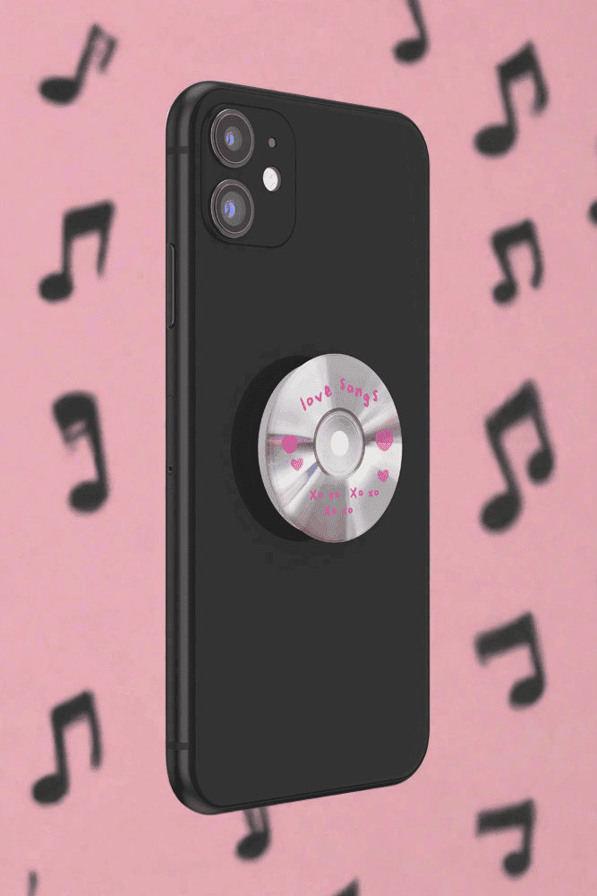 Shop Pop Sockets Pop Sockets Love Songs Pop Grip Tech Accessories for women – premium loungewear and festival fashion at Spoiled Brat
