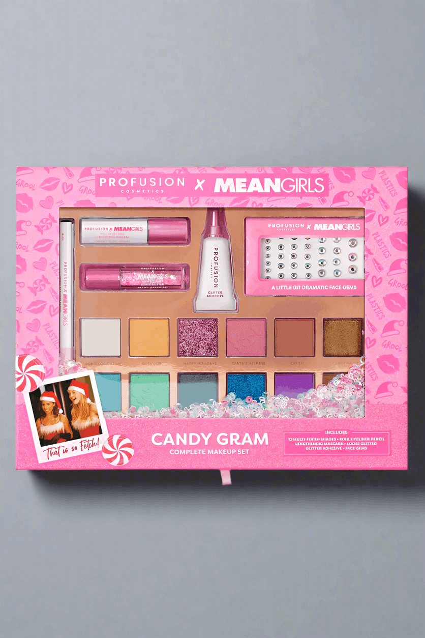 Profusion Cosmetics Mean Girls Candy Gram Complete Makeup Kit by Profusion Cosmetics – Eyeshadow – Multi | Spoiled Brat UK