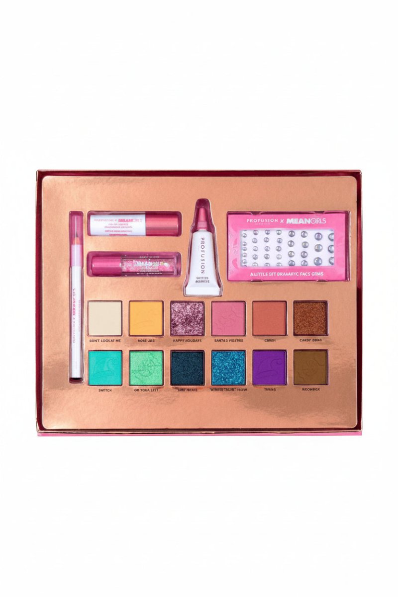 Shop Profusion Cosmetics Profusion Cosmetics Mean Girls Candy Gram Complete Makeup Kit Eyeshadow for women – premium loungewear and festival fashion at Spoiled Brat