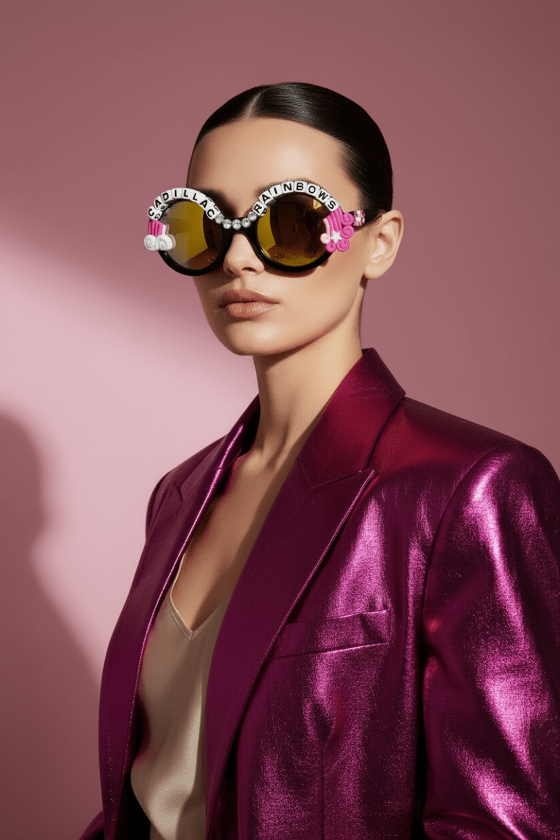 & Cadillac & Rainbows Statement Sunglasses