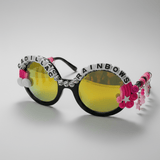 Shop Rad and Refined Rad & Refined Cadillac & Rainbows Statement Sunglasses Sunglasses for women – premium loungewear and festival fashion at Spoiled Brat