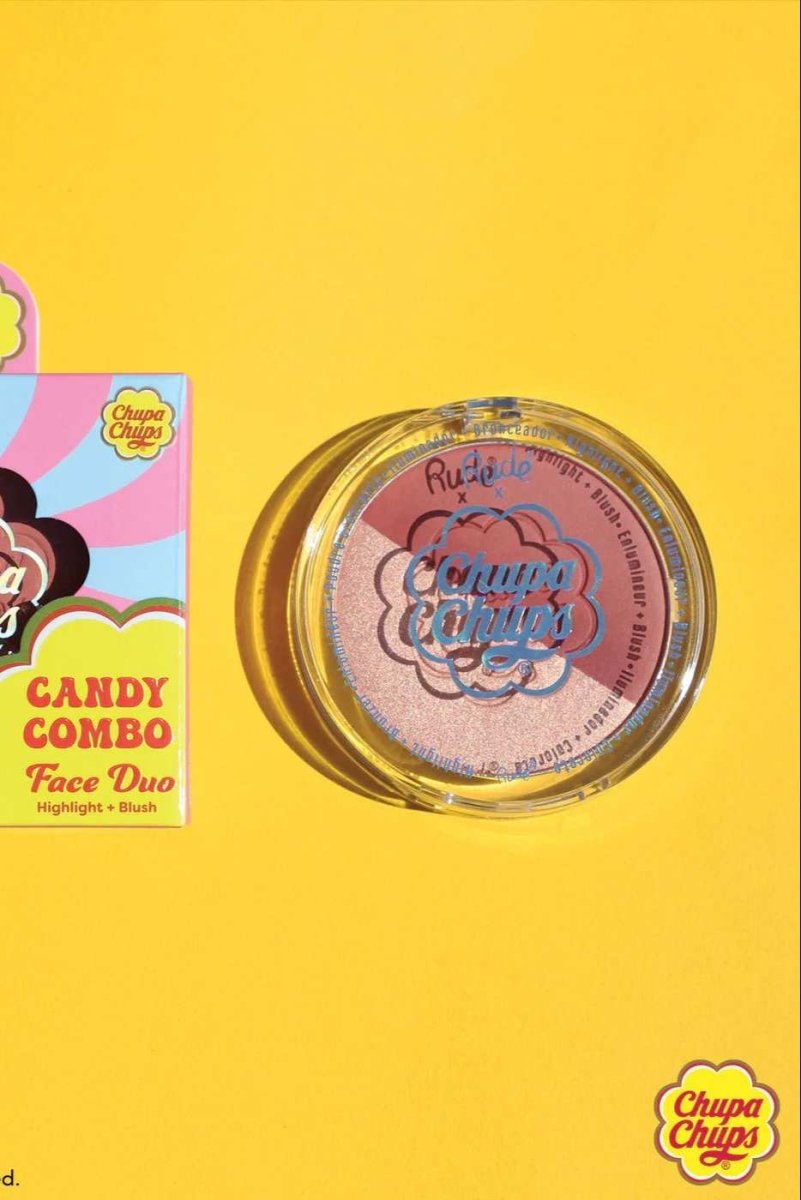 Shop Rude Cosmetics Rude Cosmetics Chupa Chups Candy Combo Face Duo Beauty Product for women – premium loungewear and festival fashion at Spoiled Brat