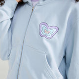 Shop Samii Ryan Samii Ryan Baby Zip Up Hoodie Hoodie for women – premium loungewear and festival fashion at Spoiled Brat