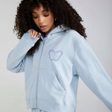 Shop Samii Ryan Samii Ryan Baby Zip Up Hoodie Hoodie for women – premium loungewear and festival fashion at Spoiled Brat