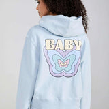 Shop Samii Ryan Samii Ryan Baby Zip Up Hoodie Hoodie for women – premium loungewear and festival fashion at Spoiled Brat