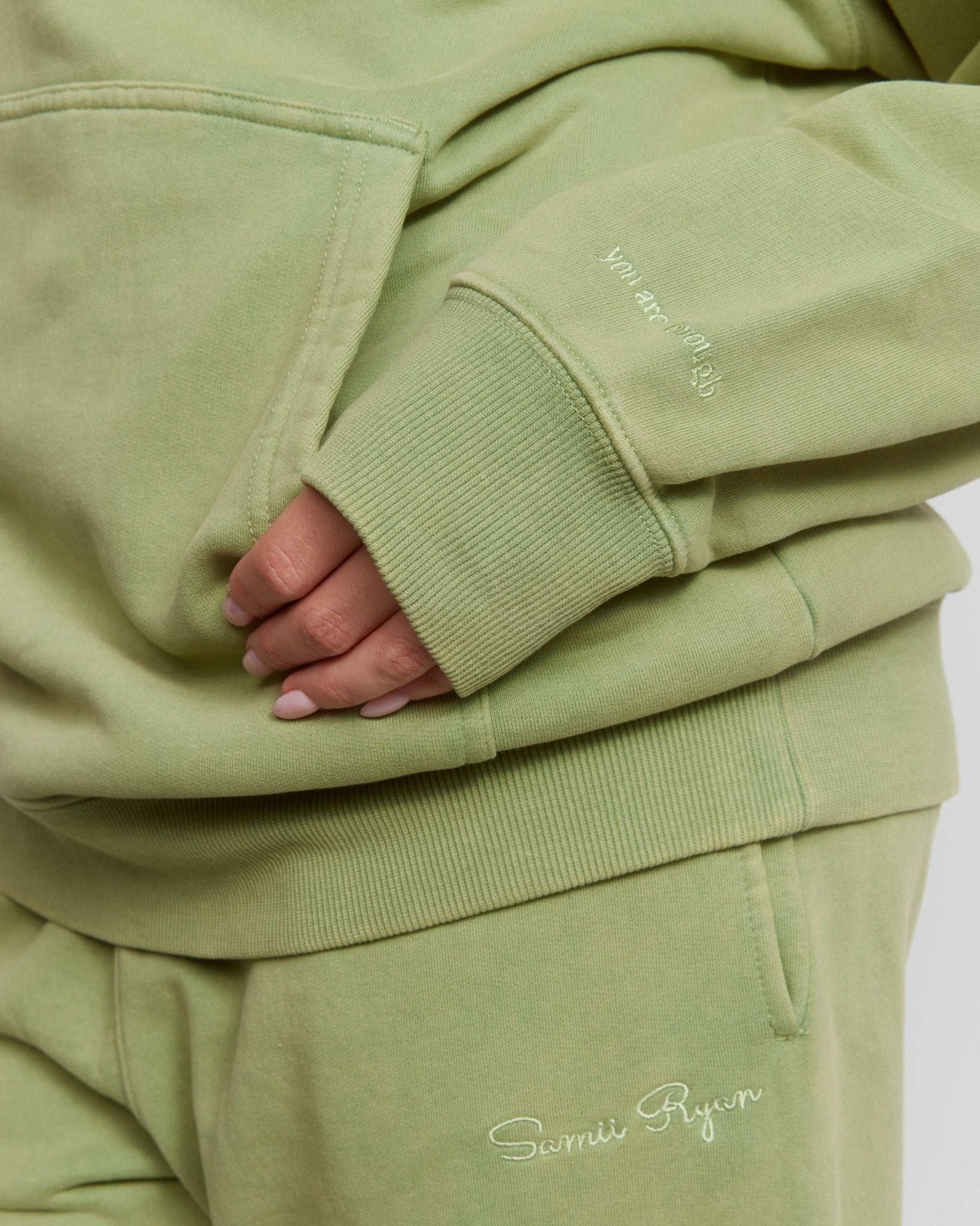 Samii Ryan Olive Hoodie - Spoiled Brat