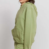 Shop Samii Ryan Samii Ryan Olive Hoodie Hooded Sweatshirt for women – premium loungewear and festival fashion at Spoiled Brat