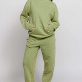 Shop Samii Ryan Samii Ryan Olive Hoodie Hooded Sweatshirt for women – premium loungewear and festival fashion at Spoiled Brat