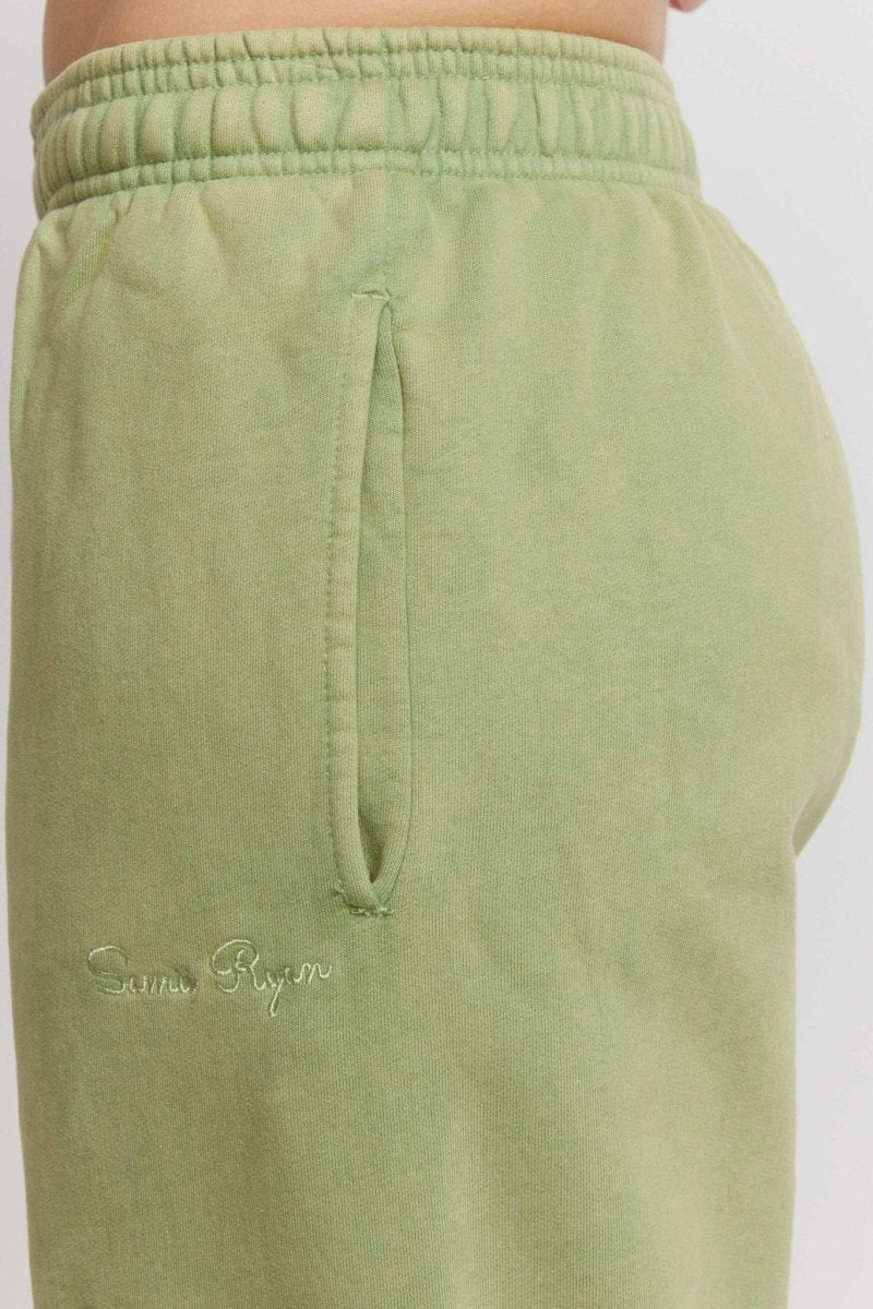 Shop Samii Ryan Samii Ryan Olive Sweatpants Jogger Bottoms for women – premium loungewear and festival fashion at Spoiled Brat