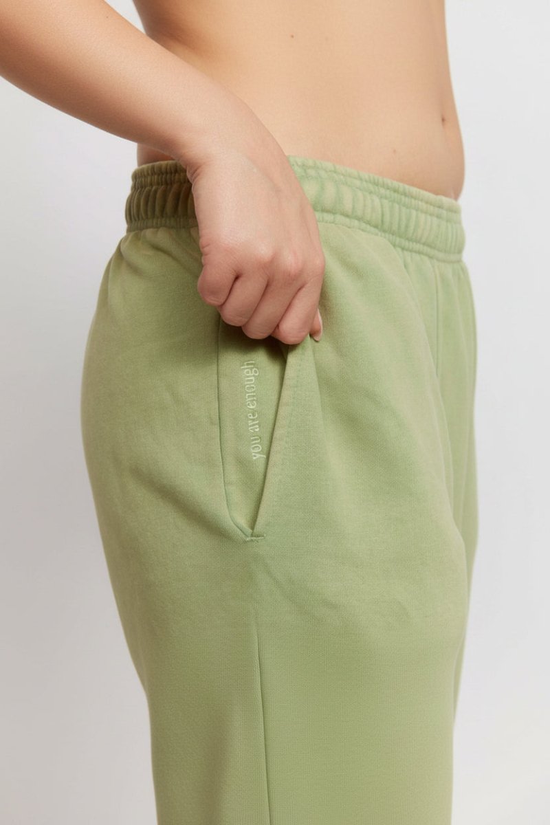 Shop Samii Ryan Samii Ryan Olive Sweatpants Jogger Bottoms for women – premium loungewear and festival fashion at Spoiled Brat